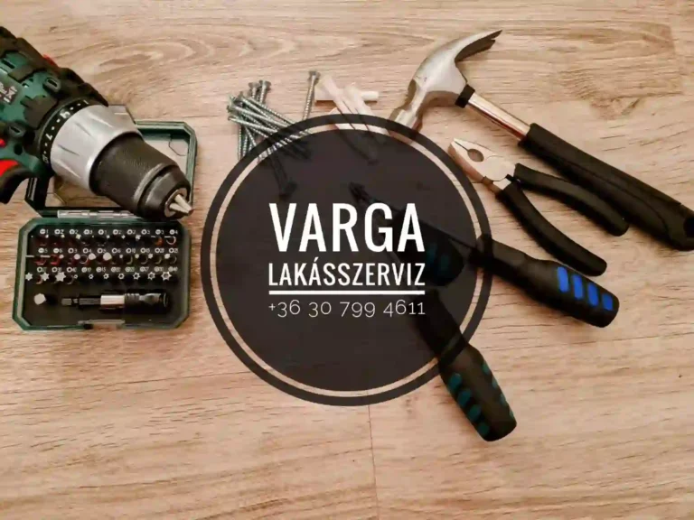 Varga Lakásszerviz logo szerszámokkal